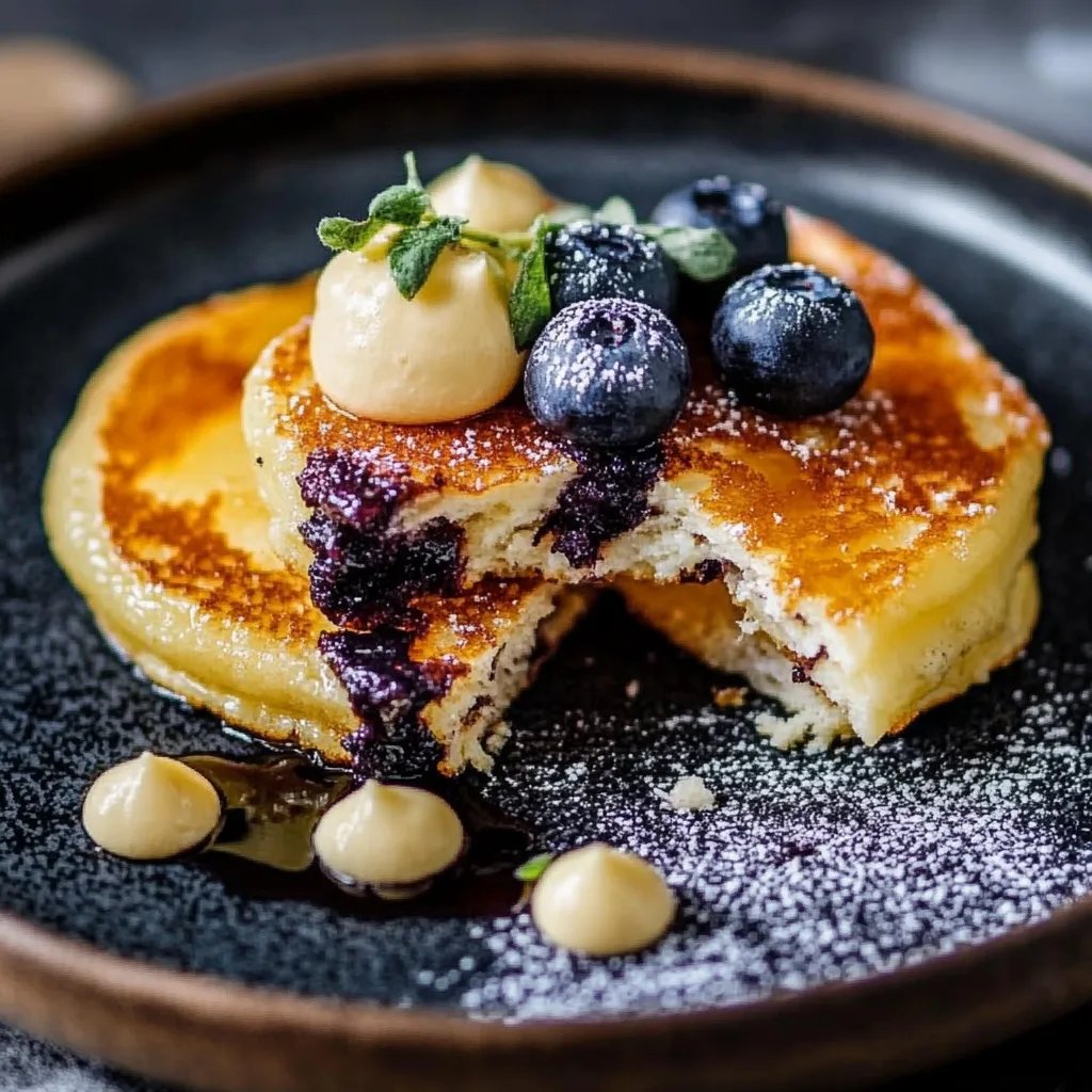 Blaubeerpfannkuchen