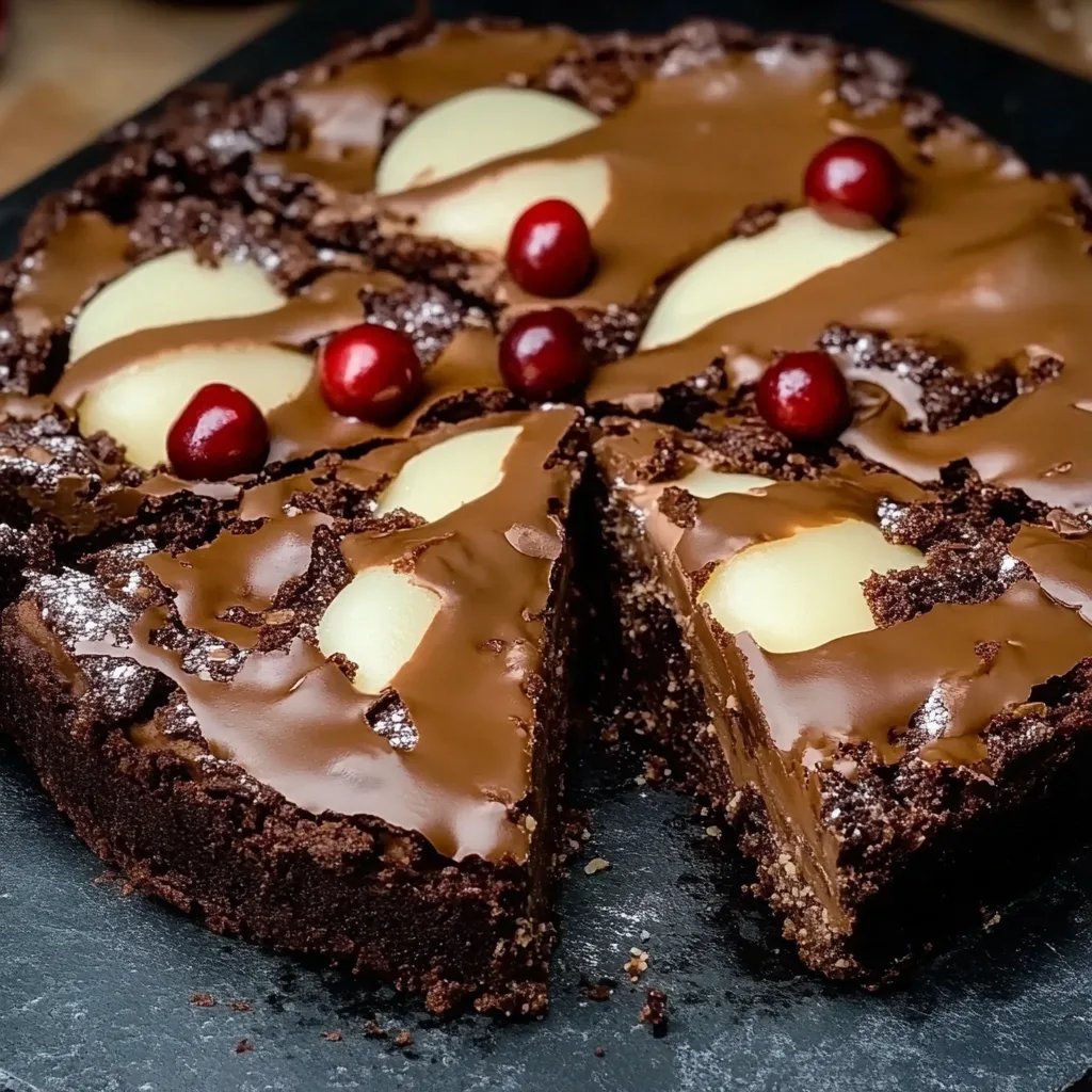 Schokoladiger Käsekuchen-Brownie