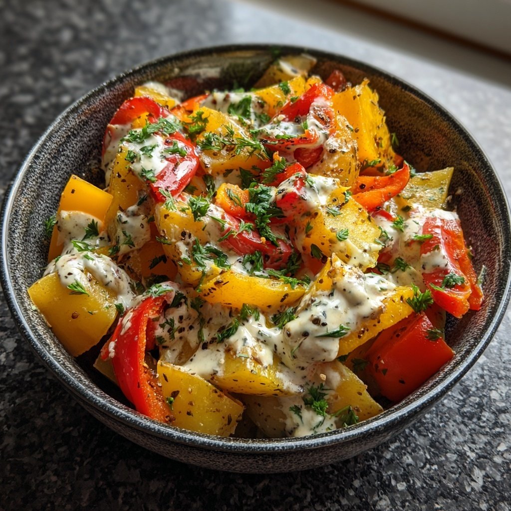 Kartoffel Paprika Salat Zum Grillen
