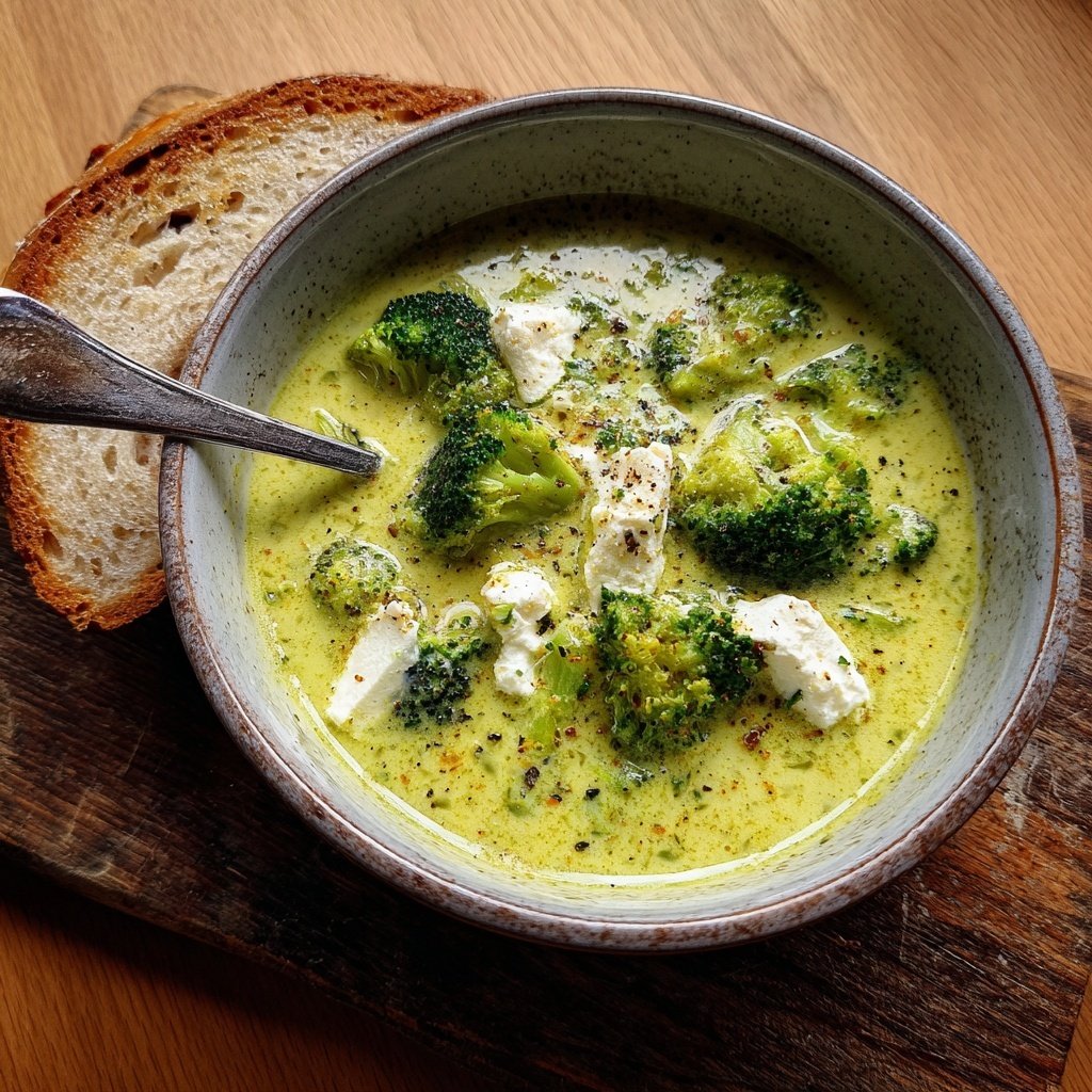 Brokkoli Suppe Mit Frischkäse