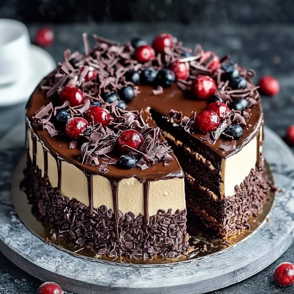 Klassische Schwarzwälder Kirschtorte