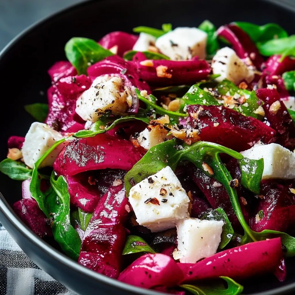Rote Bete Salat mit Feldsalat