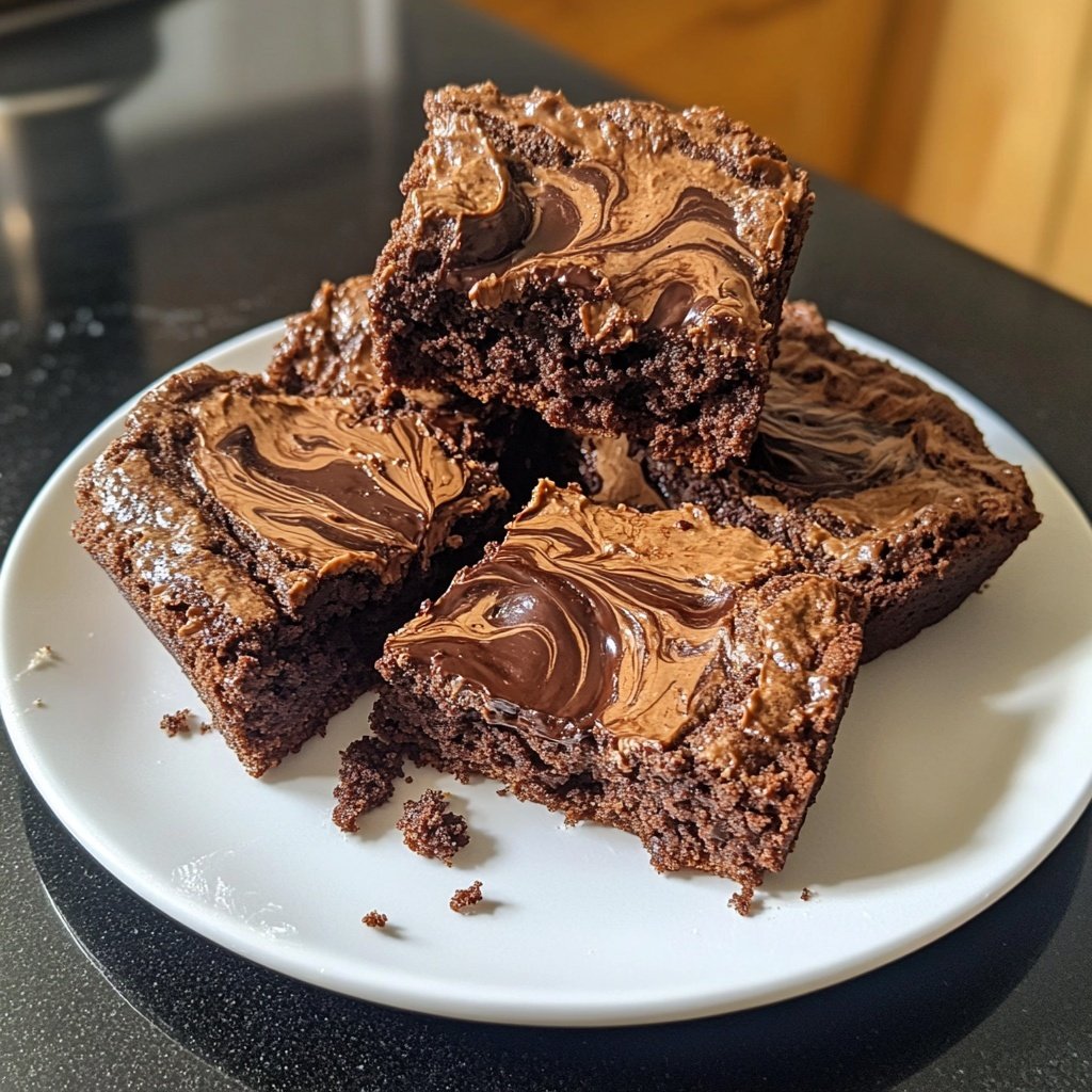 Fudgy Chewy Browkies (Brookies)