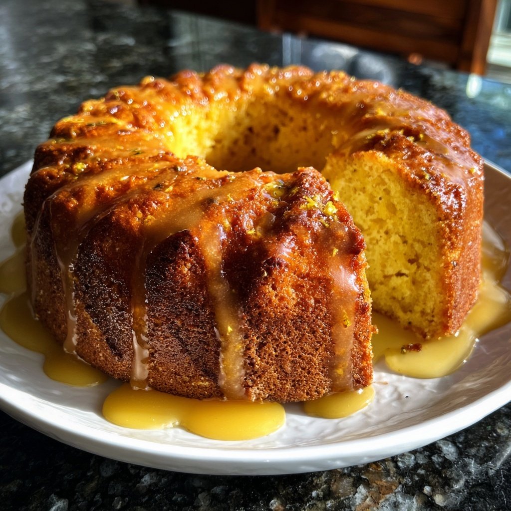 Zitronenkuchen mit Olivenöl
