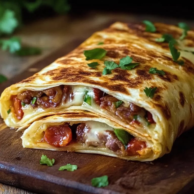 Tortilla mit Hackfleisch