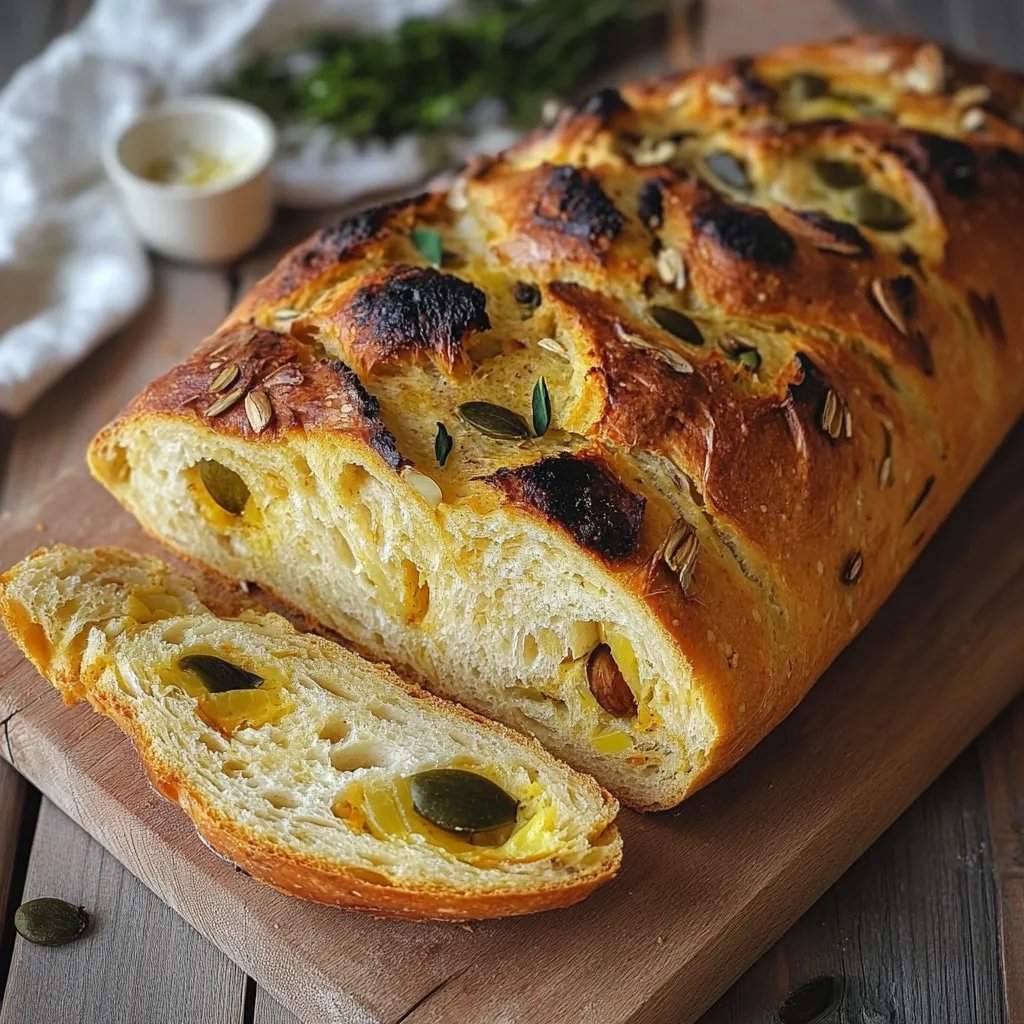 Herbstliches Kürbisbrot