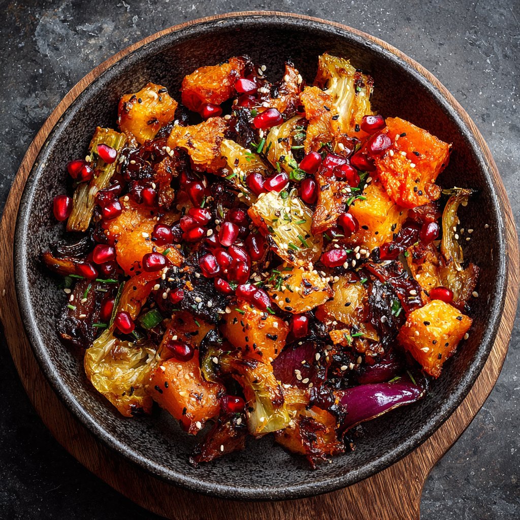 Ofengemüse mit Granatapfel