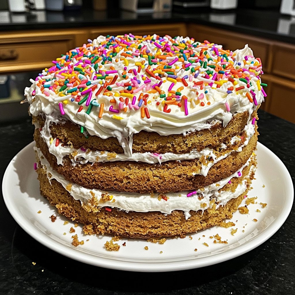 Geburtstagskuchen saftig und lecker