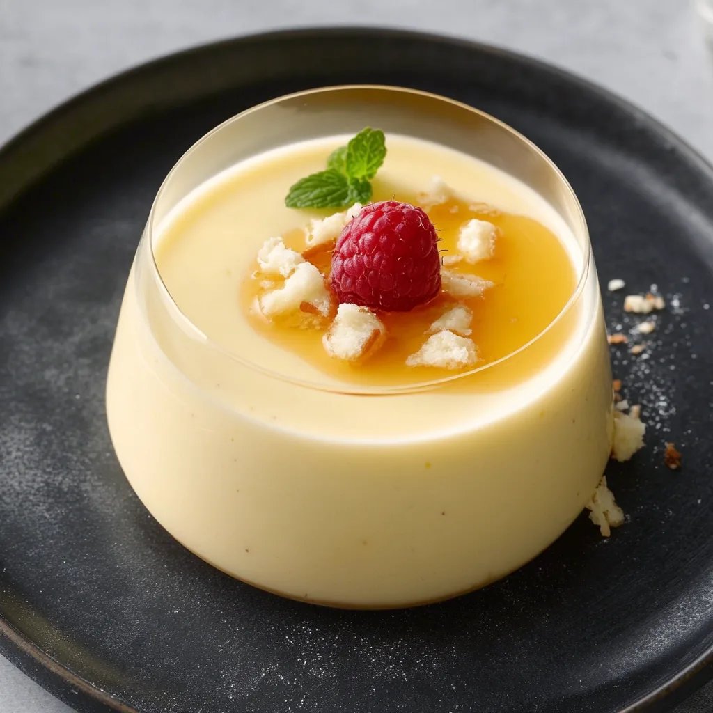 Solero-Wackelpudding mit Vanillesoße