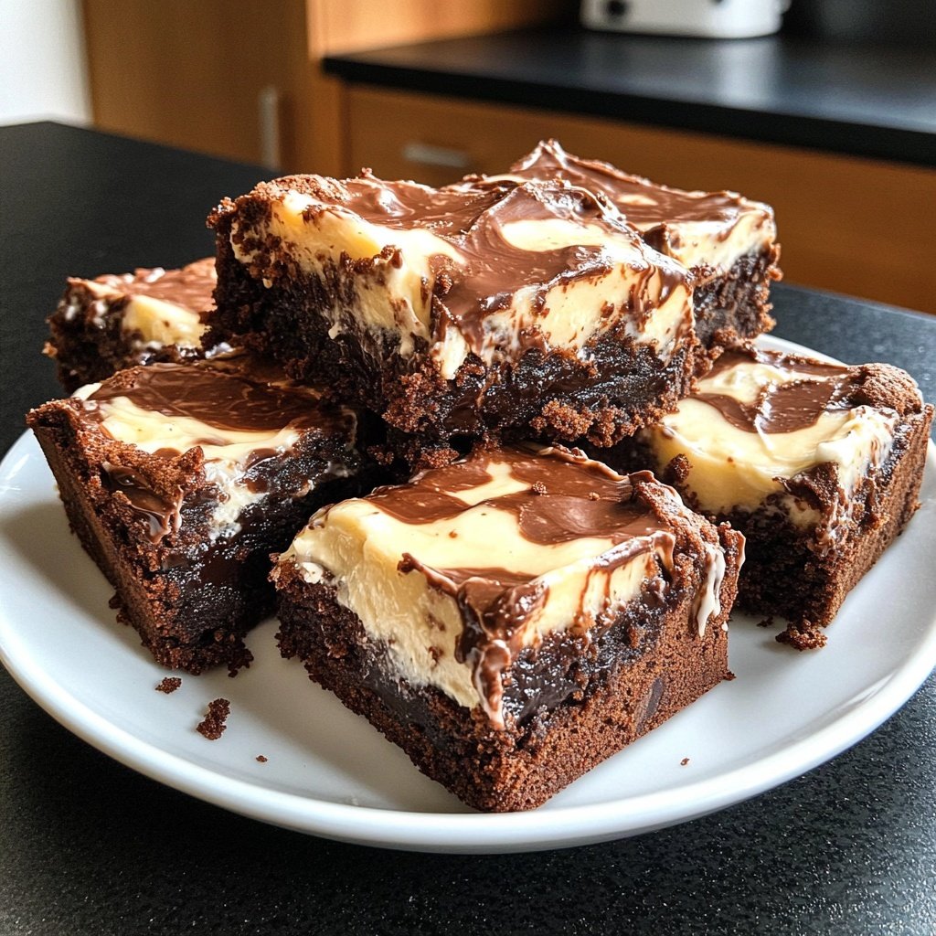 Frischkäse-Brownies