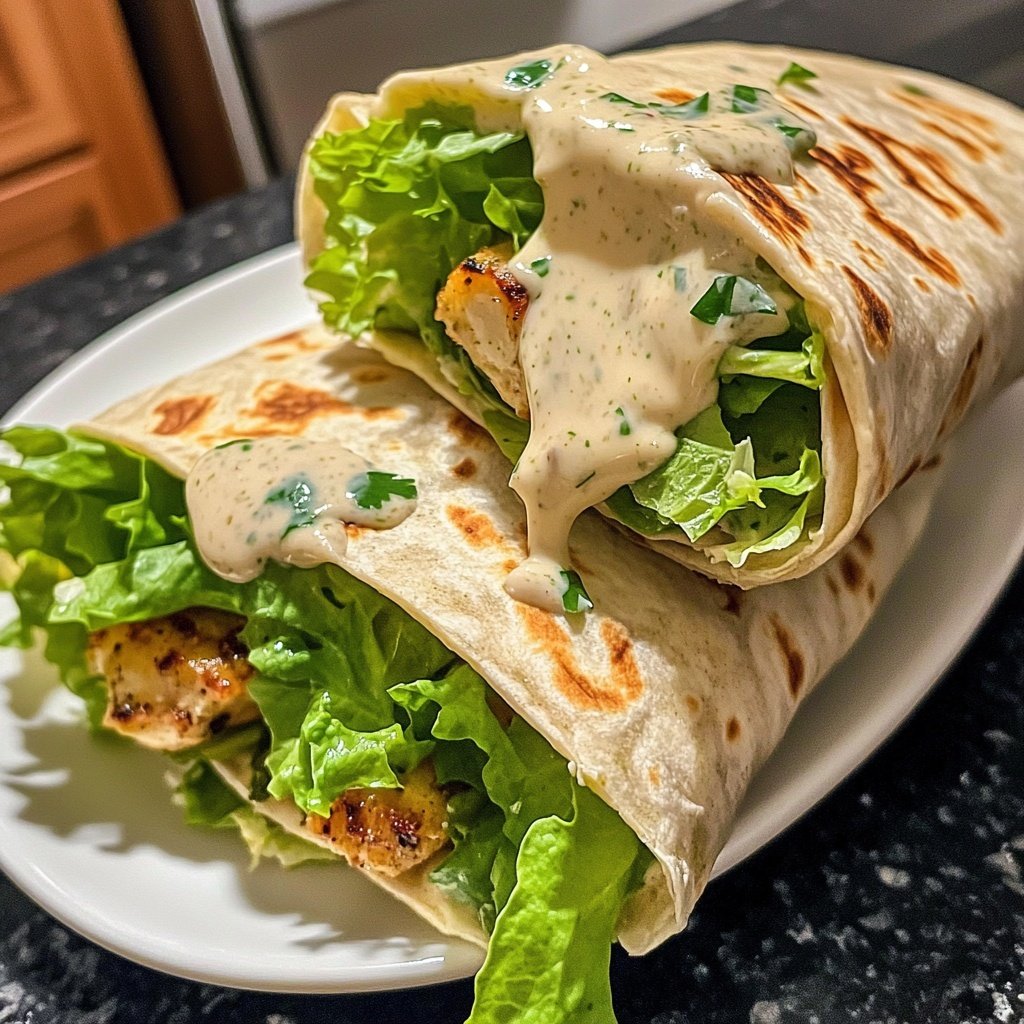 Wraps mit Joghurtsauce