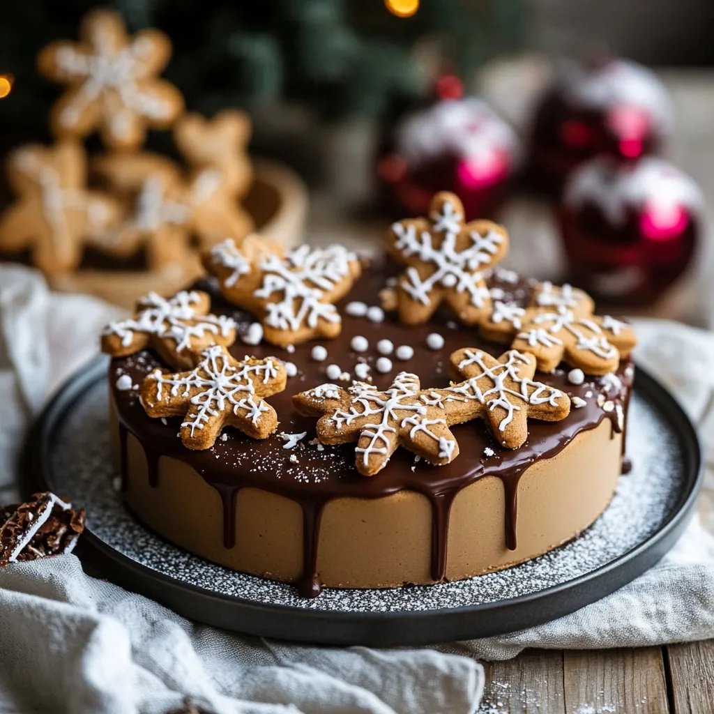No-Bake Lebkuchen-Käsekuchen