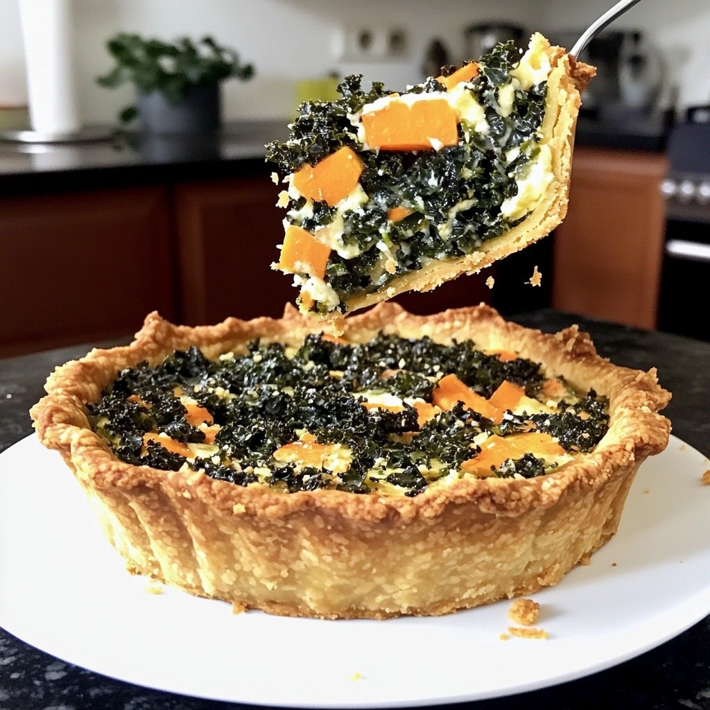 Quiche mit Grünkohl und Möhren