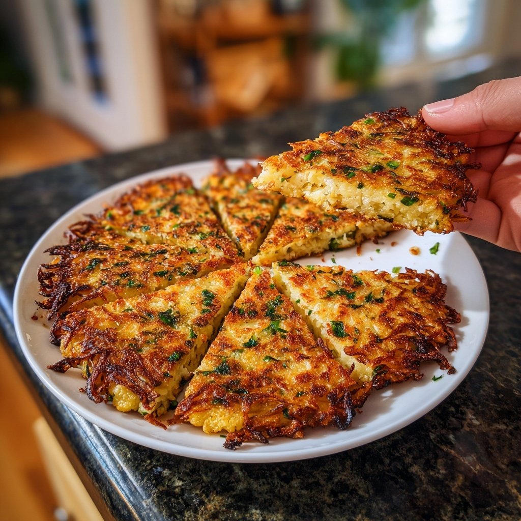 Blumenkohl Rösti Im Ofen