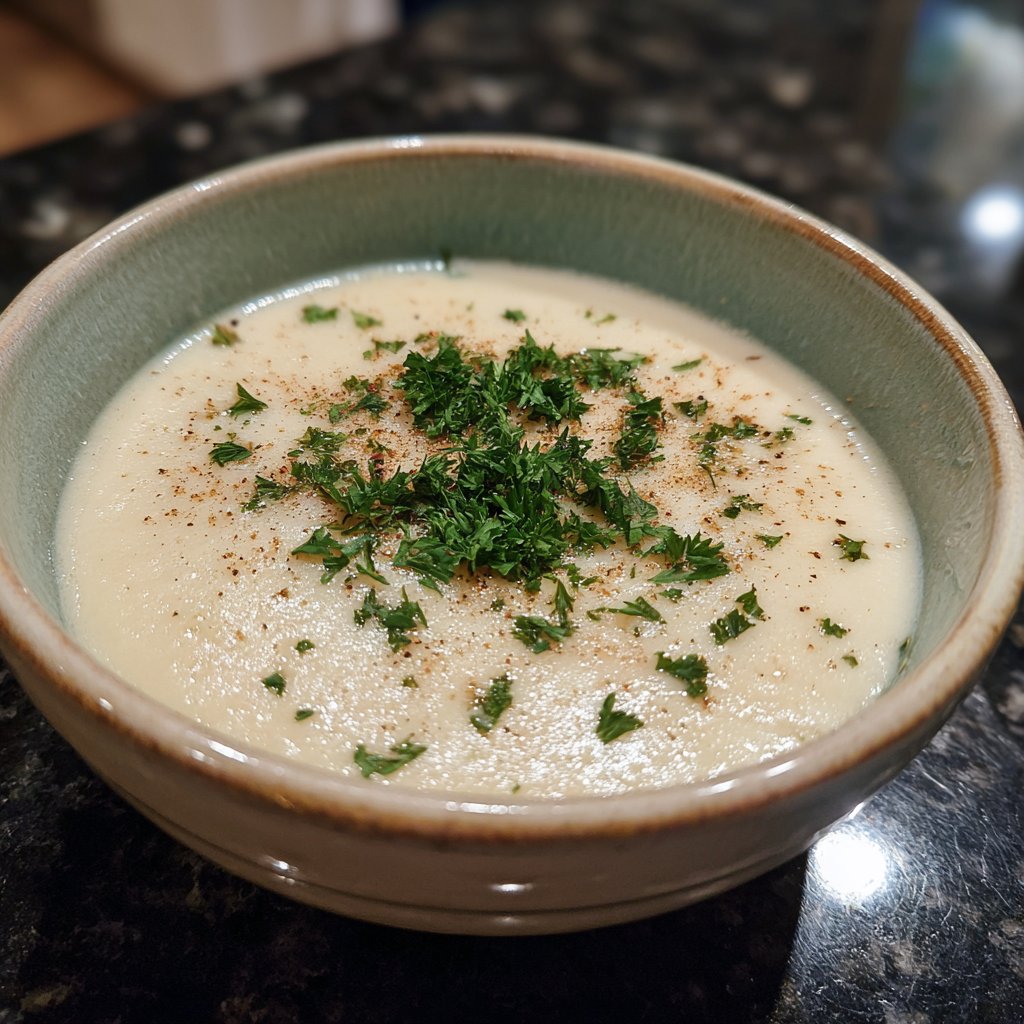 Blumenkohlsuppe mit Muskatnuss