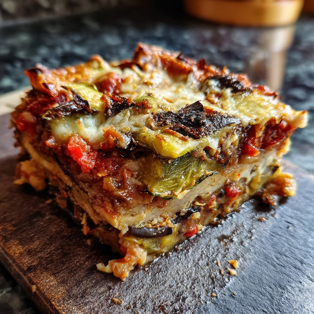 Gemüseauflauf mit Aubergine