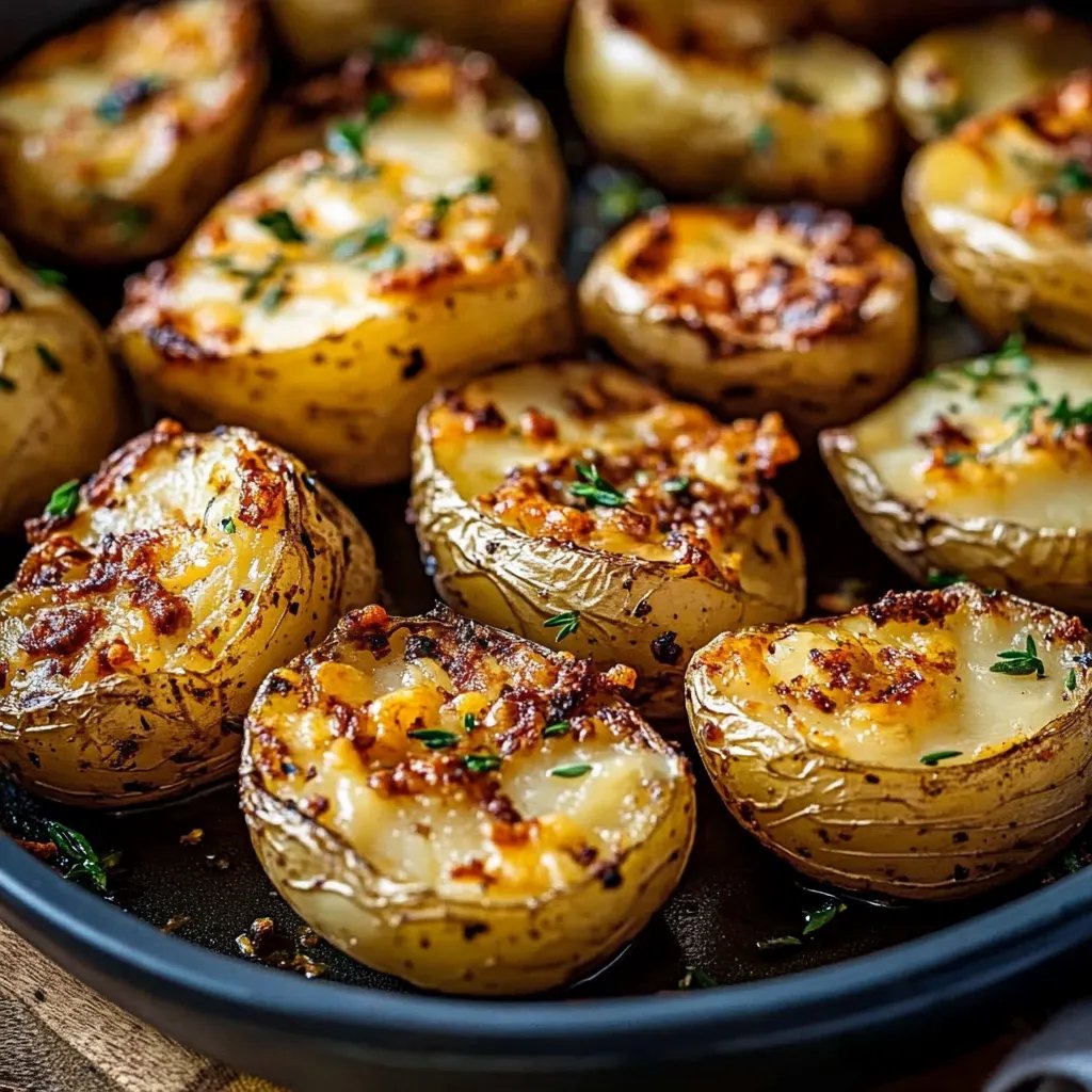 Gefüllte Kartoffeln nach Flammkuchen-Art