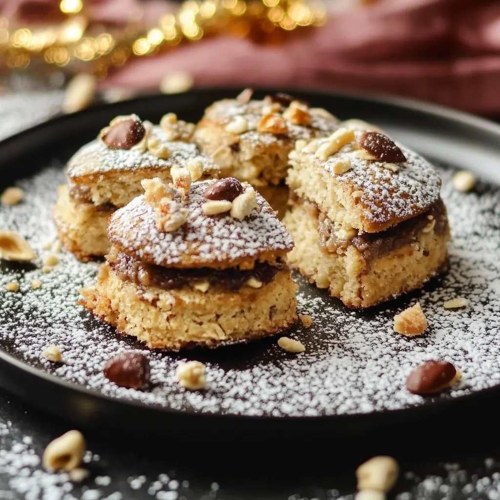 Haselnuss-Nougat-Plätzchen