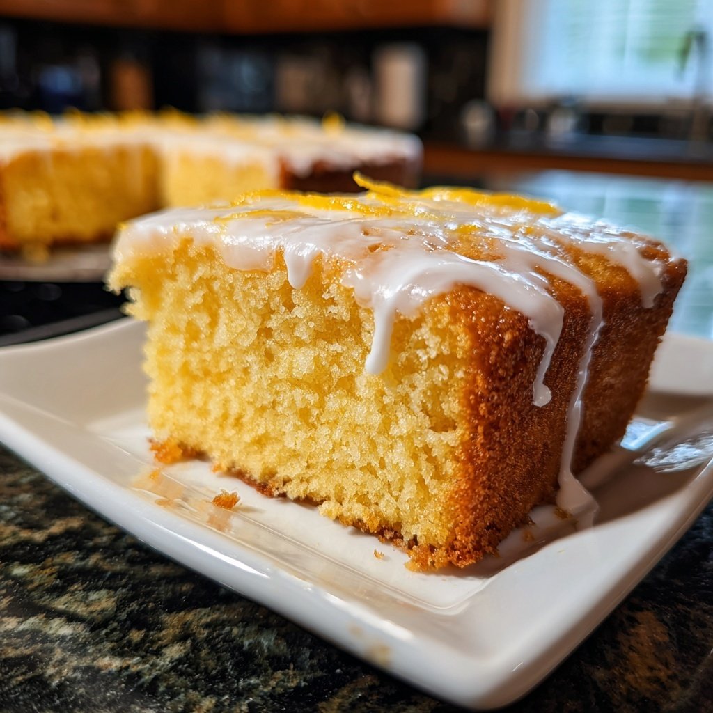 Saftiger Zitronenkuchen vom Blech