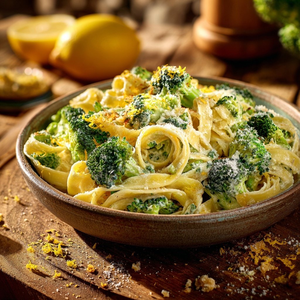 Brokkoli Pasta Mit Zitronen Sauce