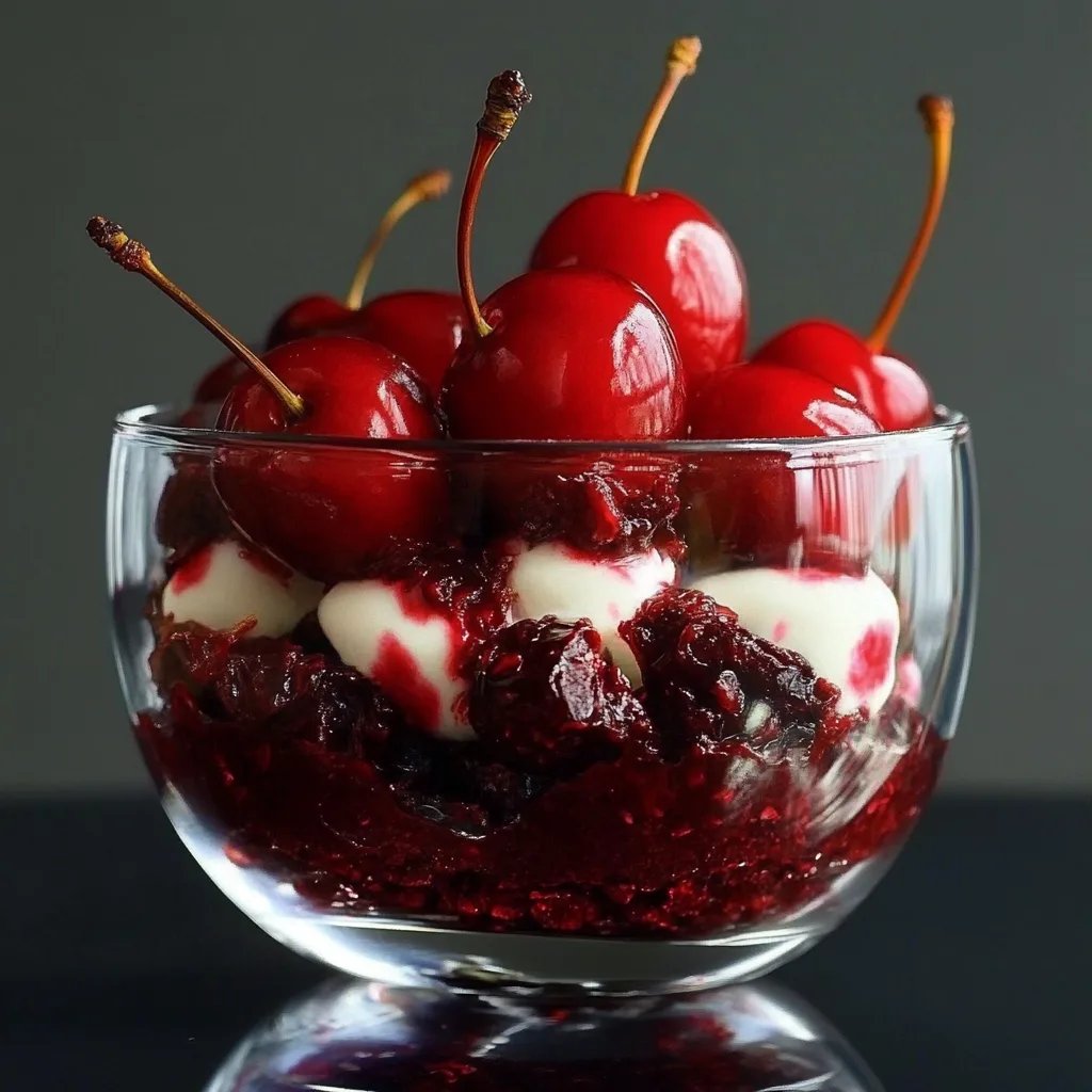 Schwarzwälder Kirsch im Glas